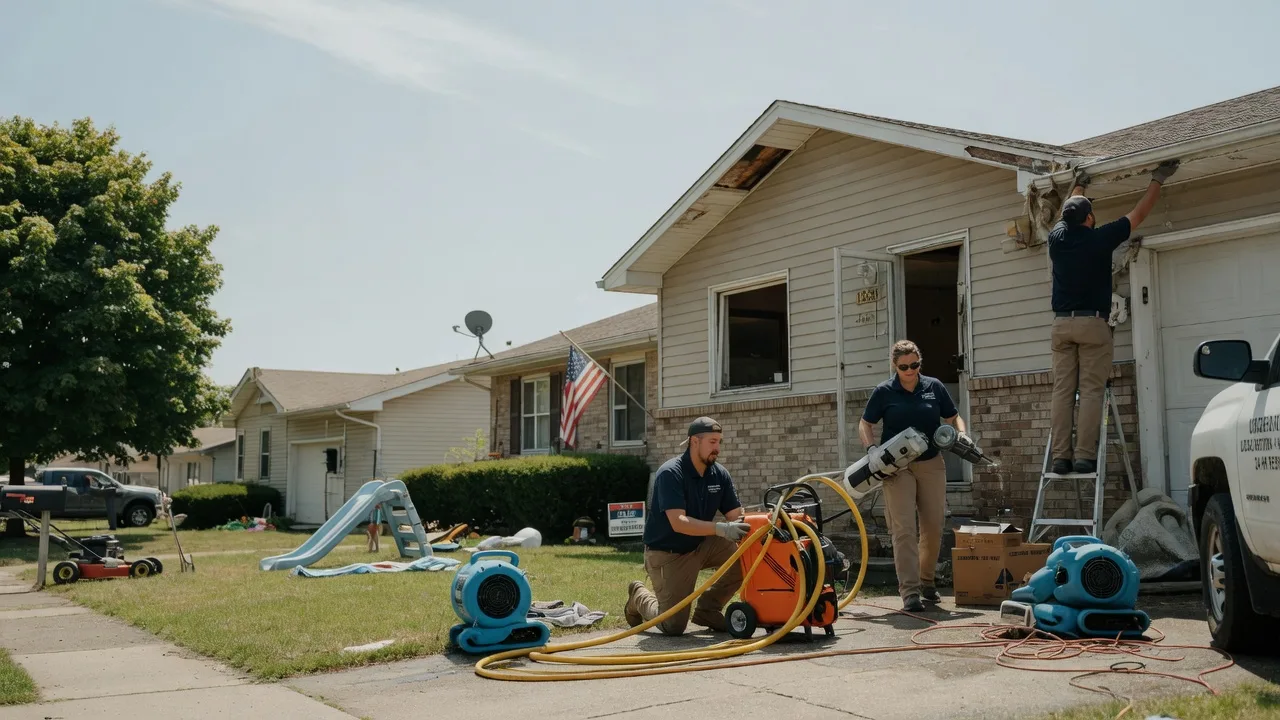 Water Damage Restoration in La Fontaine, IN near me